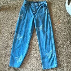 Hollister jeans ; Ultra High-rise dad jeans ; 13R ; w31 L31 ; hardly used